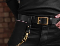 Black Leather Belt