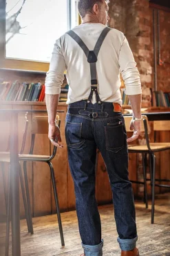 Black Leather Braces
