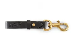 Black Leather Key Fob