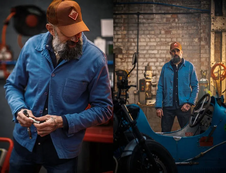 Blue Bolt Chore Jacket