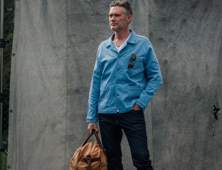 Blue Bolt Chore Jacket