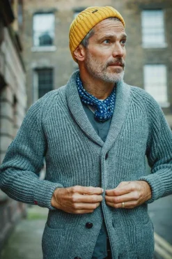 Blue Dot Organic Japanese Scarf