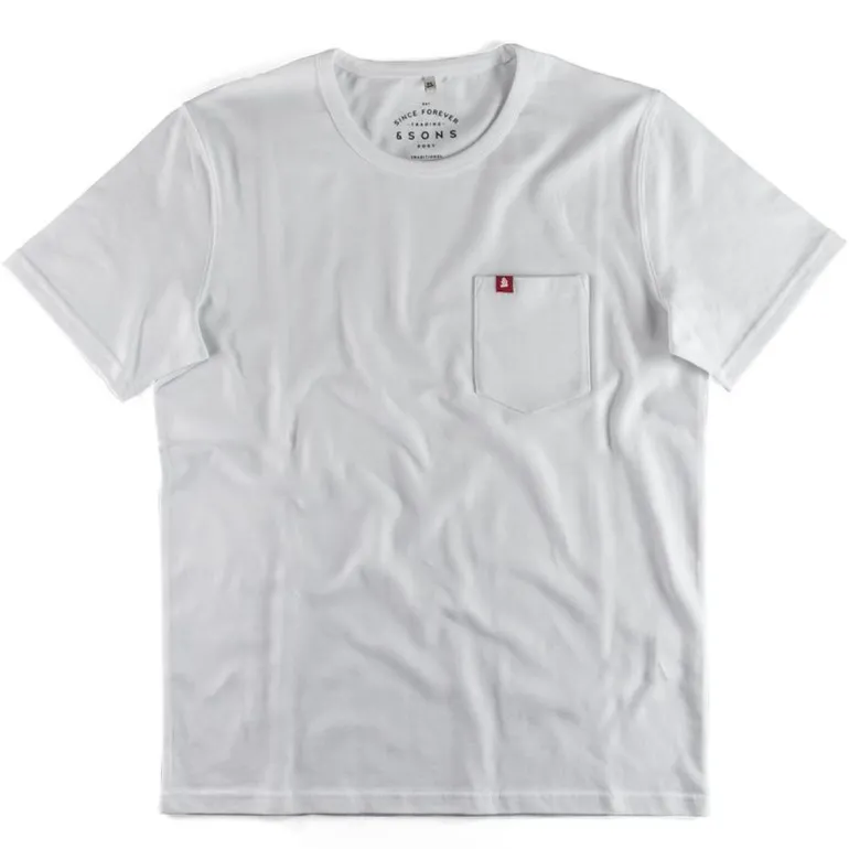 Boxer Pocket T-Shirt White