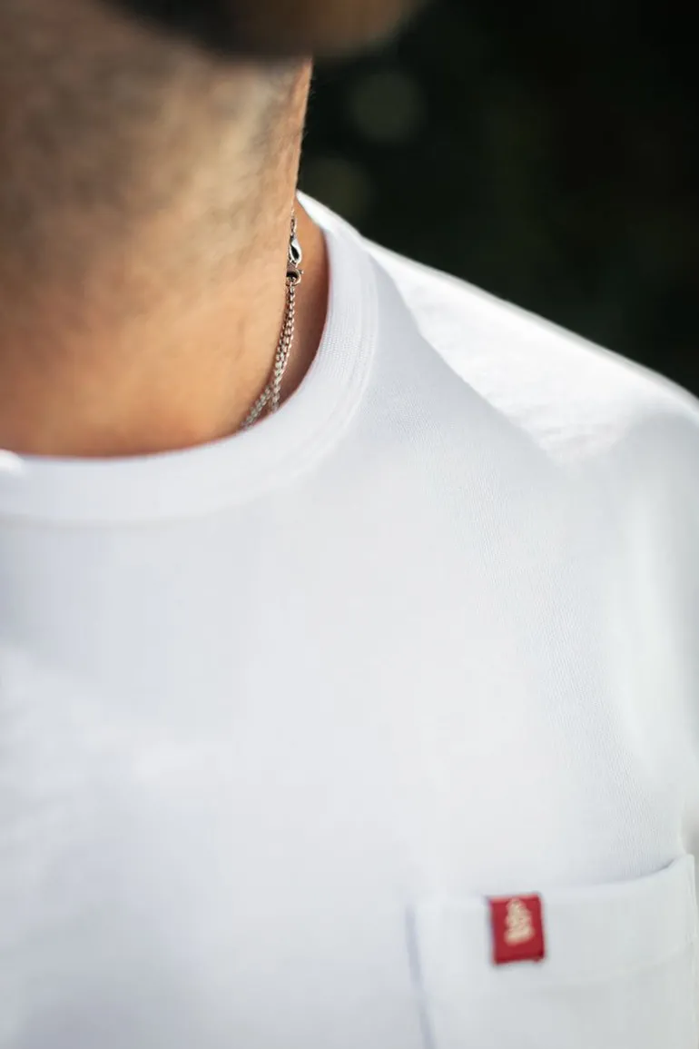 Boxer Pocket T-Shirt White