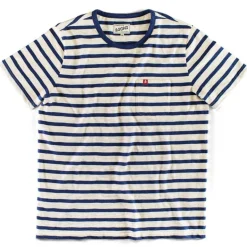 Breton Striped T Shirt Blue