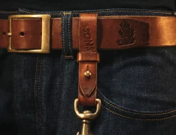 Brown Leather Key Fob