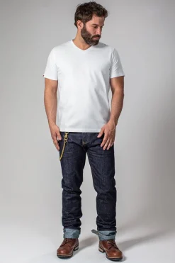 Classic White V-Neck T-Shirt