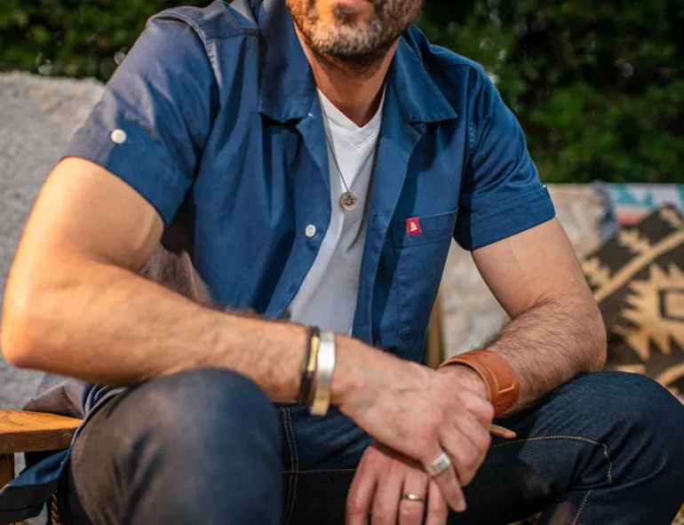 Classic White V-Neck T-Shirt