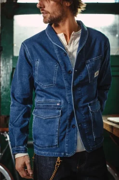Crafter Indigo Wash Chore Jacket
