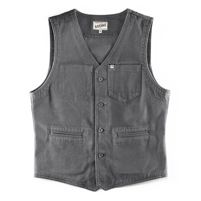 Grey Lincoln Waistcoat / Vest