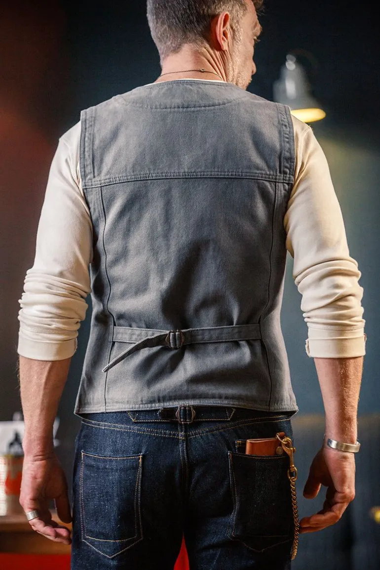 Grey Lincoln Waistcoat / Vest