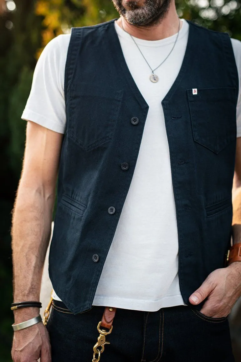 Navy Lincoln Waistcoat / Vest