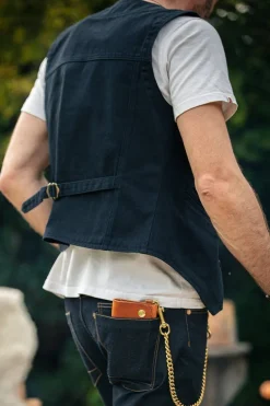 Navy Lincoln Waistcoat / Vest