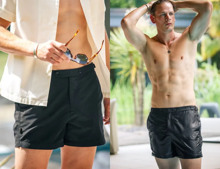 Newman Swim Shorts Black