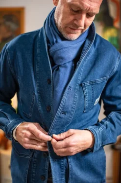 Outlaw Scarf Denim Blue