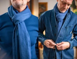 Outlaw Scarf Denim Blue