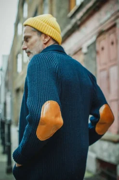 Pioneer British Wool Cardigan Navy