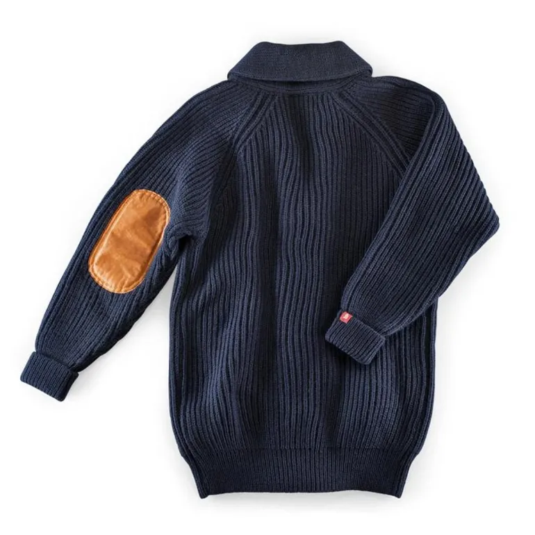 Pioneer British Wool Cardigan Navy