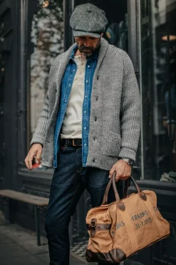Pioneer British Wool Cardigan Grey