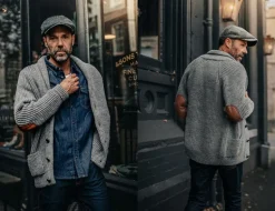 Pioneer British Wool Cardigan Grey
