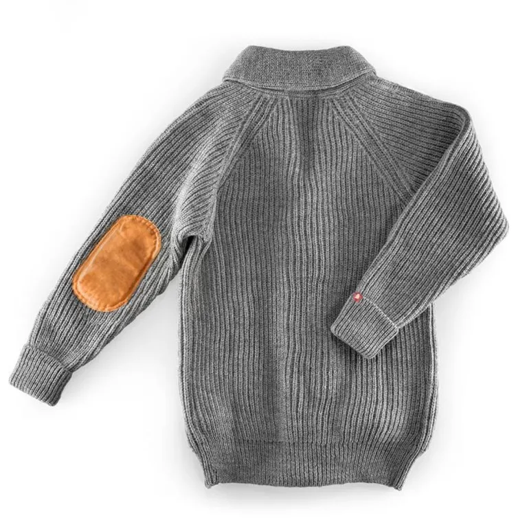 Pioneer British Wool Cardigan Grey
