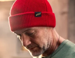 Poppy Red Atlantic Watch Cap / Beanie