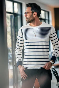&Sons 21 Breton Long Sleeve Top