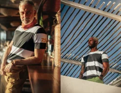 &Sons 75 T-Shirt Black Stripe