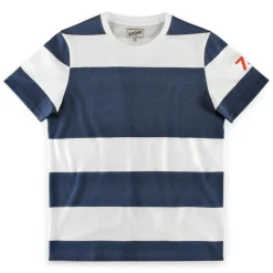 &Sons 75 T-Shirt Indigo Stripe