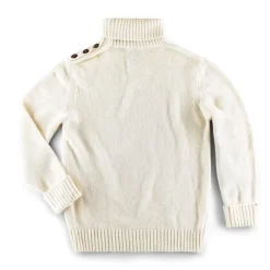 &Sons Ahab Submariner Rollneck Jumper Ecru