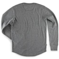 &Sons Base Waffle Crew Neck Grey Marl