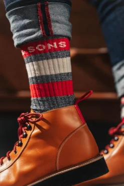 &Sons Baseline Socks Grey