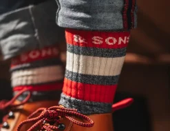 &Sons Baseline Socks Grey