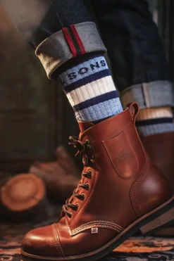 &Sons Baseline Socks Navy