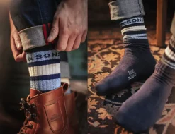 &Sons Baseline Socks Navy