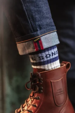 &Sons Baseline Socks Navy