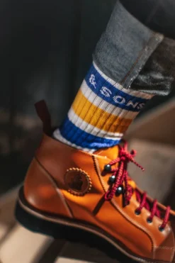 &Sons Baseline Socks White