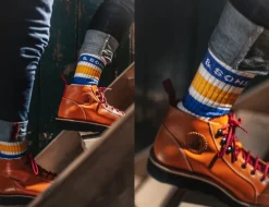 &Sons Baseline Socks White
