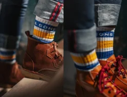 &Sons Baseline Socks White