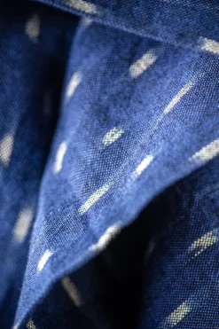 &Sons Blue Star Dot Scarf