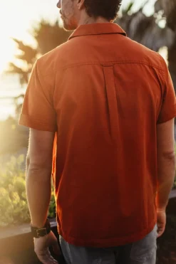 &Sons Cabana Shirt Burnt Orange