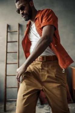 &Sons Cabana Shirt Burnt Orange