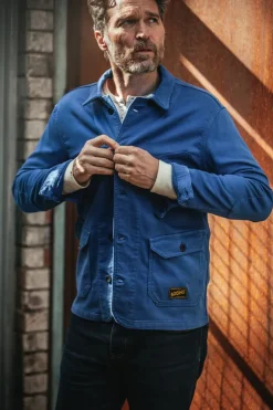 &Sons Carver Jacket French Blue