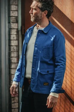 &Sons Carver Jacket French Blue