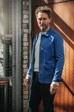&Sons Carver Jacket French Blue