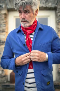 &Sons Carver Jacket French Blue