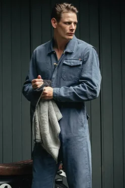 &Sons Churchill Coveralls Dark Denim