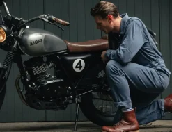 &Sons Churchill Coveralls Dark Denim
