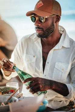 &Sons Coast Long Sleeve Shirt Off-White