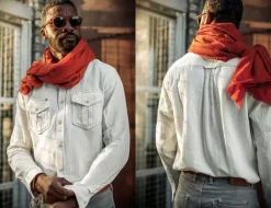 &Sons Coast Long Sleeve Shirt Off-White